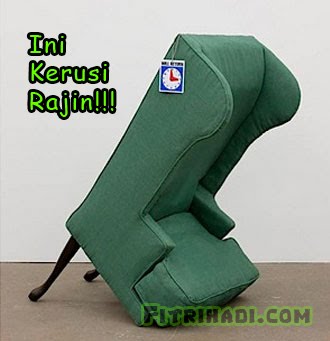 kerusi rajin bukan malas