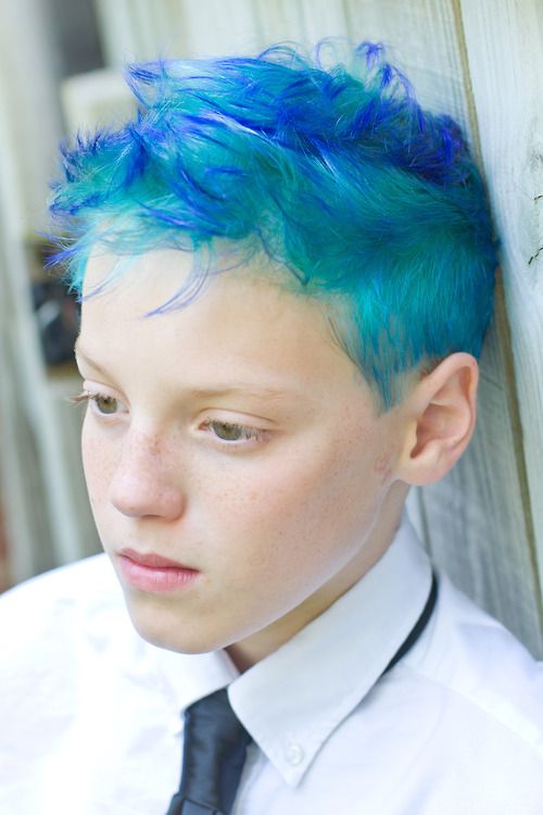 All about Hair for Men: BLUE HAIR COLOUR FOR MEN