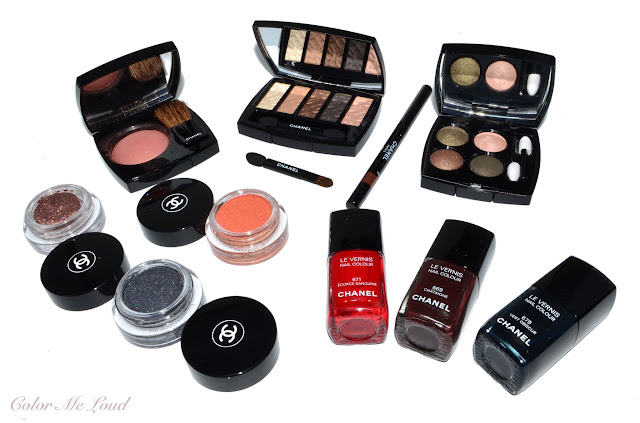 Chanel Les Automnales Collection for Fall 2015, Eyes & Cheek Swatches & First Impressions