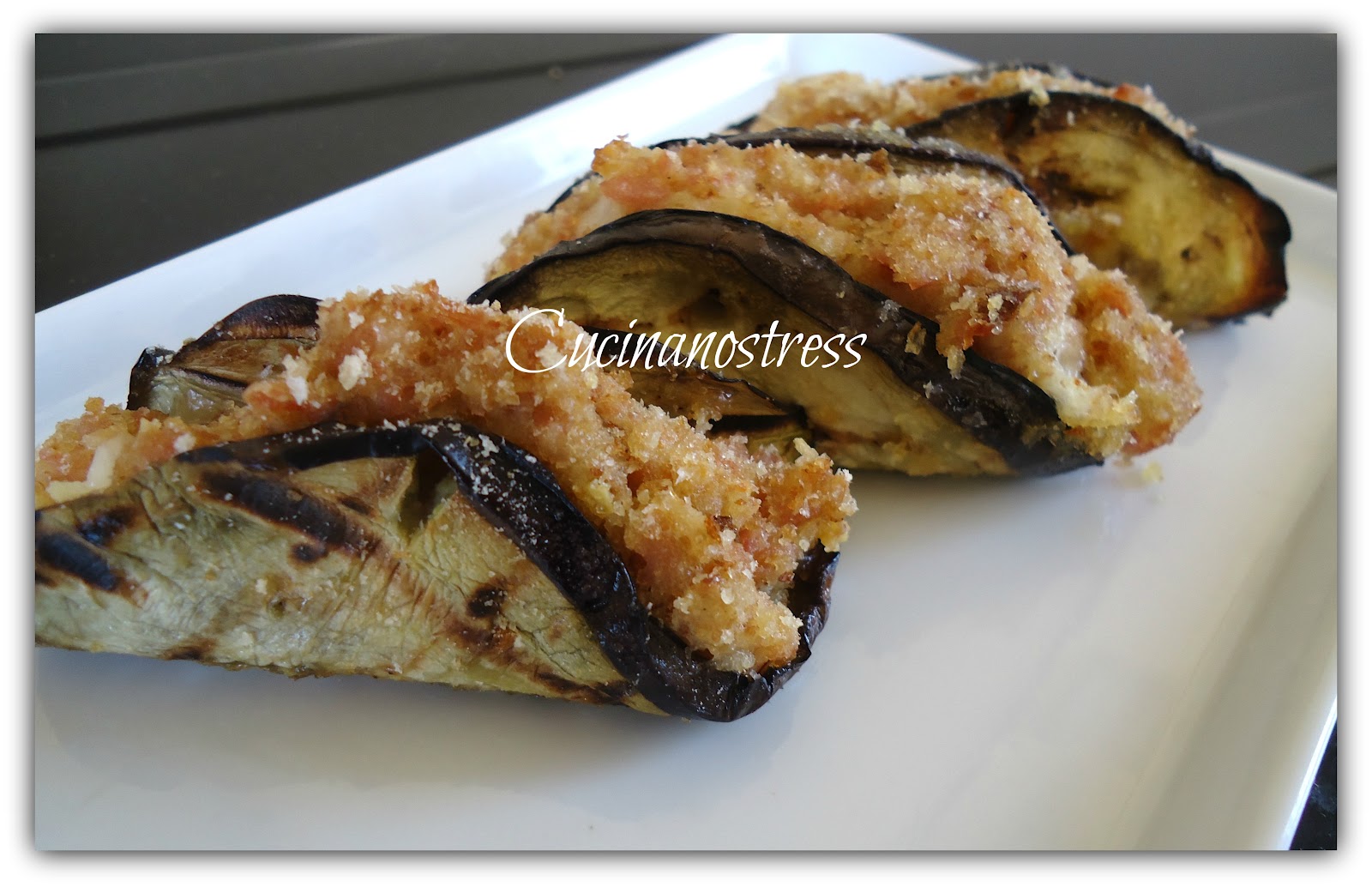 Cucinanostress FAGOTTINI DI MELANZANE