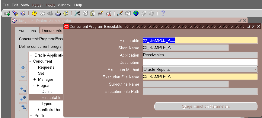 Oracle Apps Concurrent Program Return Code