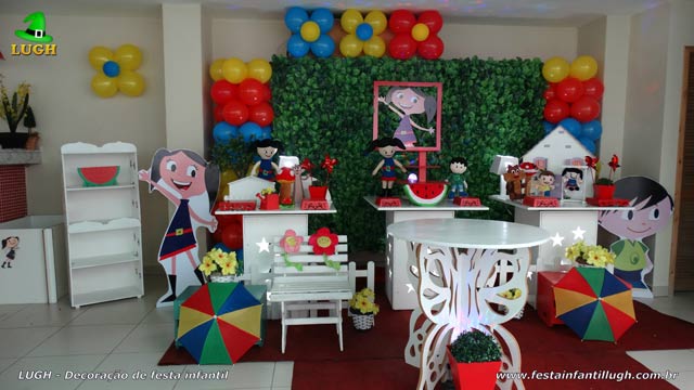 Decoração de aniversário Show da Luna - Festa infantil Decoração de aniversário Show da Luna - Festa infantil feminina