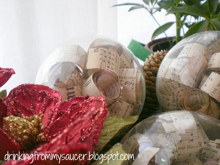 Drinking From My Saucer :: An Old DIY Ornament Favorite