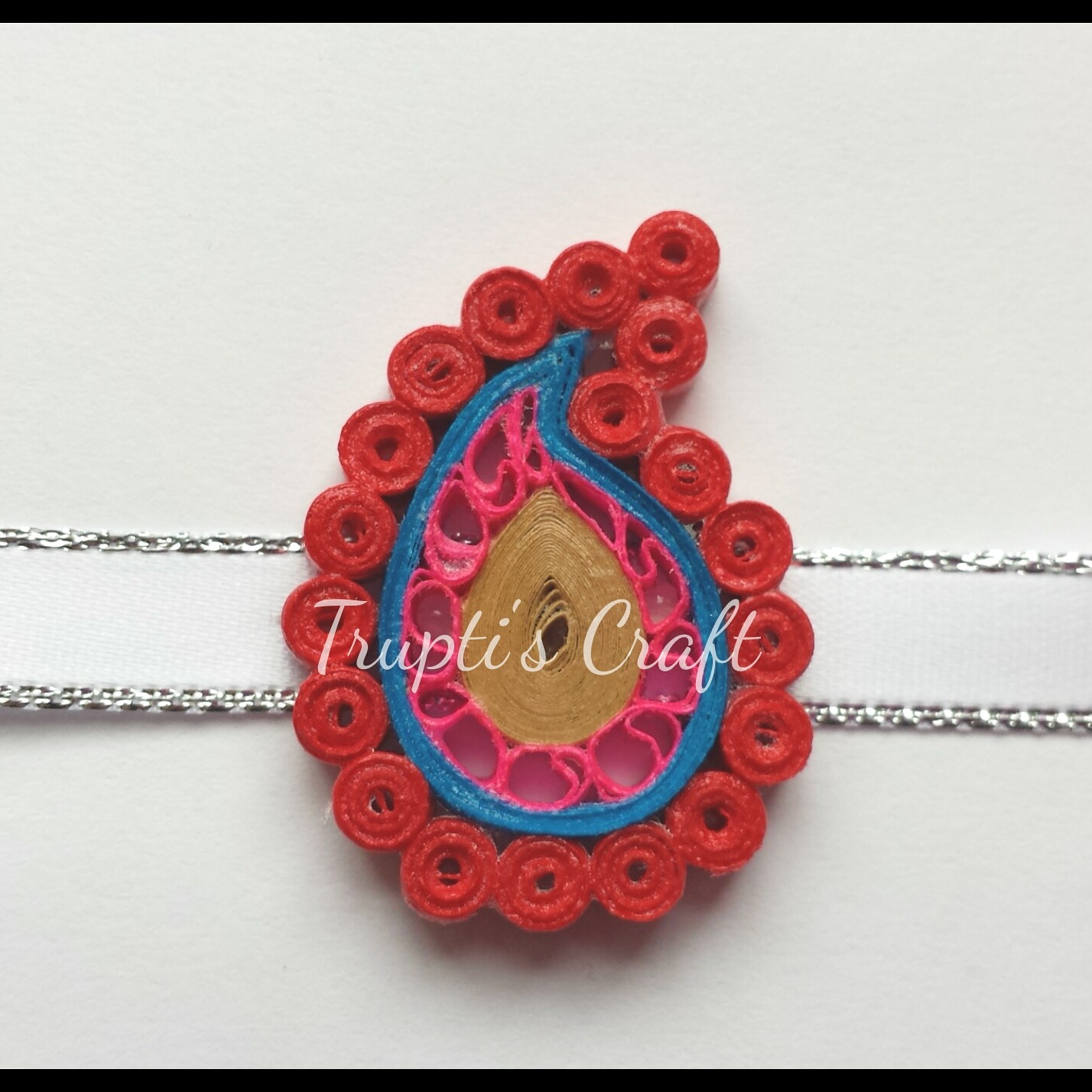 Trupti's Craft Paper Quilling Rakhi