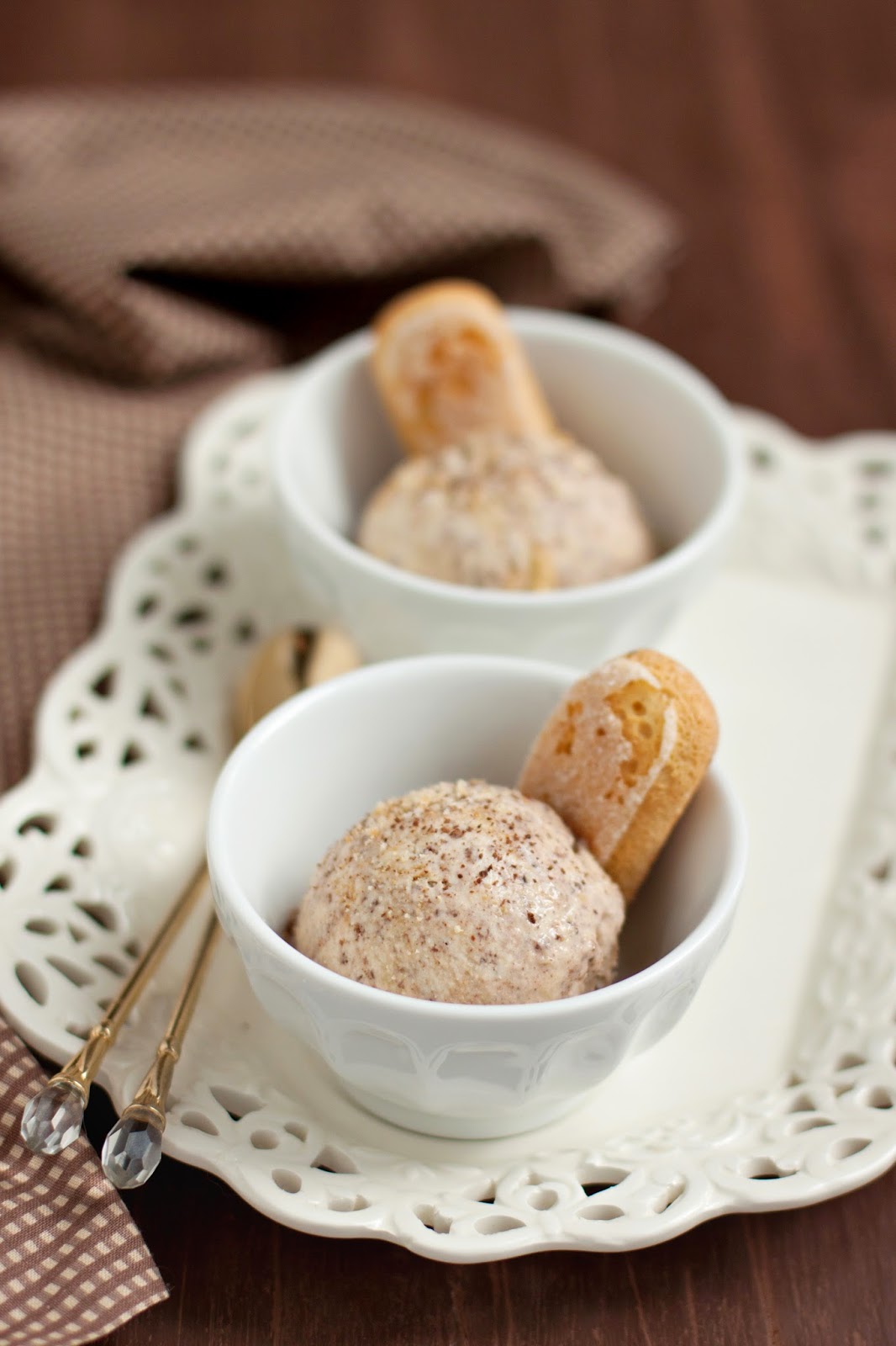 Gelato al tiramisù Caramel à la fleur de sel