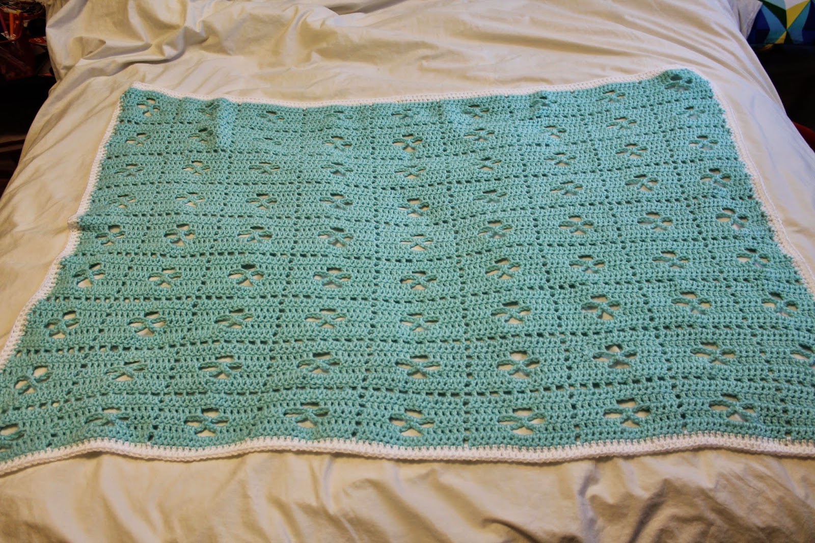 My life out of a lab coat: Easy Crochet Baby Blanket with ...
