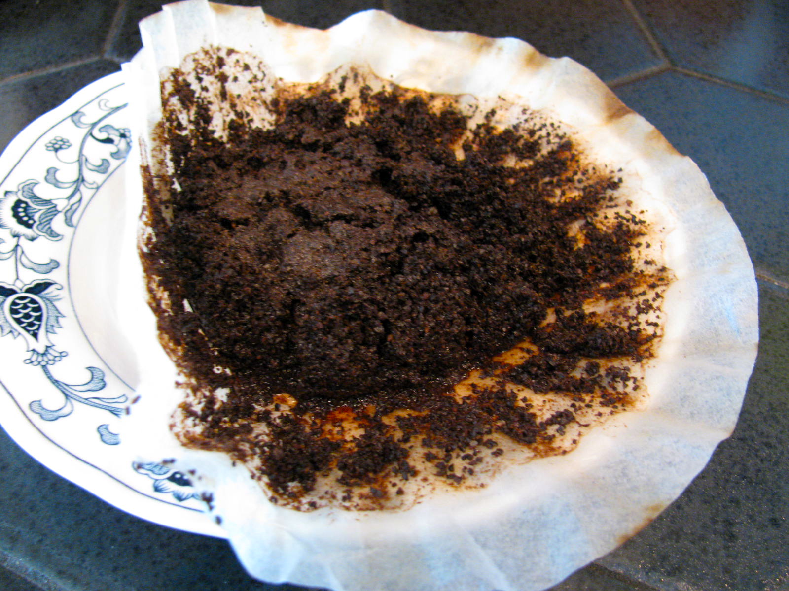 MAY DAYS Used Coffee Filter Wreath