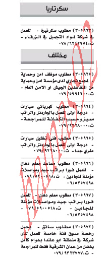 اعلانات وظائف شاغرة من جريدة الغد الاردنية الخميس 13\9\2012  %D8%A7%D9%84%D8%BA%D8%AF+2