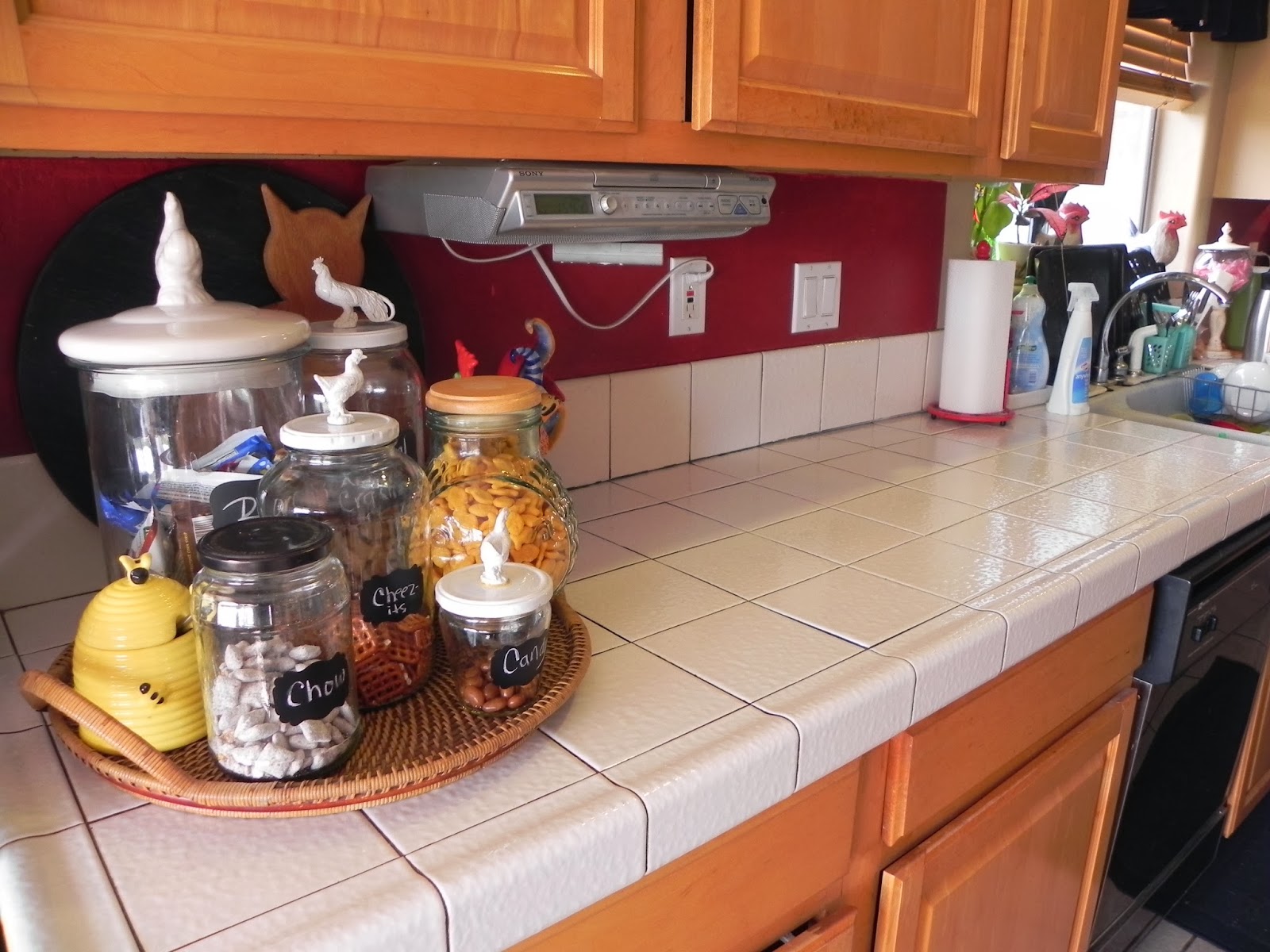 The Messy Roost Countertop Organization (2014 52 Weeks to an Organized Home)