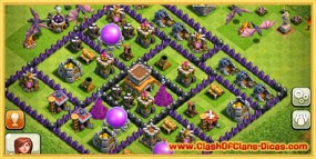 Centro de vila Vilas clash of clans