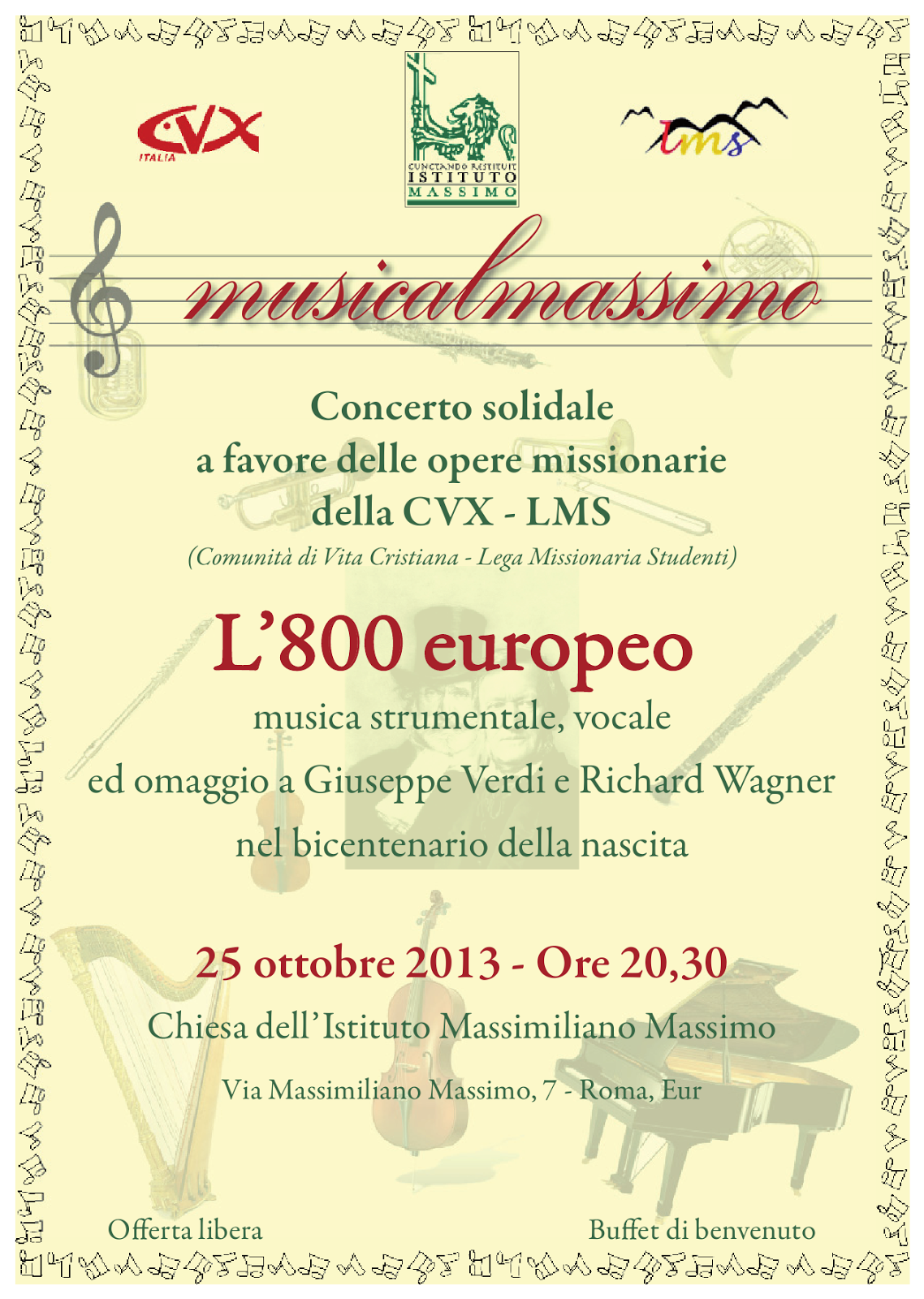 Eventi Culturali a Roma ottobre novembre 2013