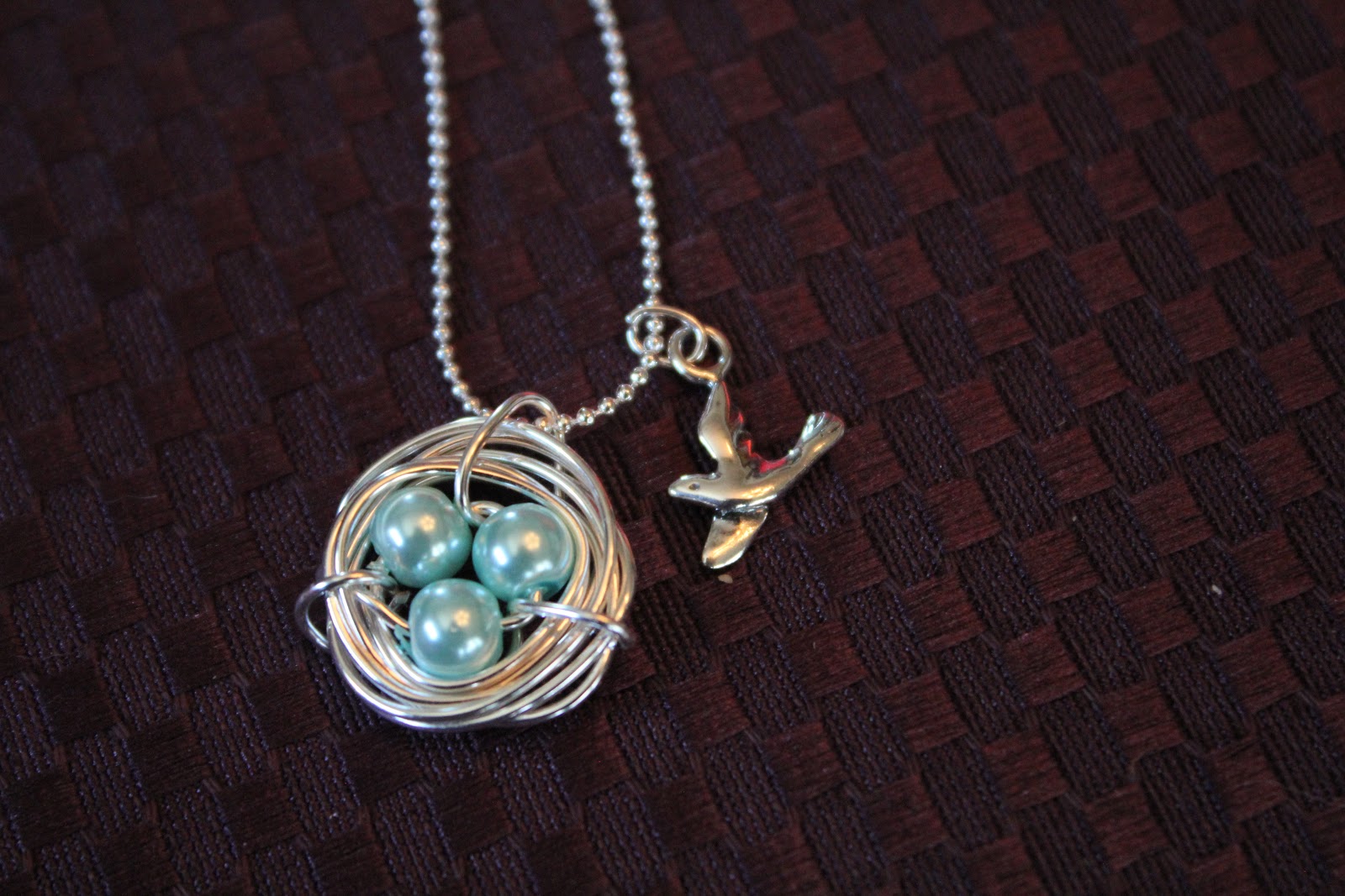 Wire Bird Nest Jewelry