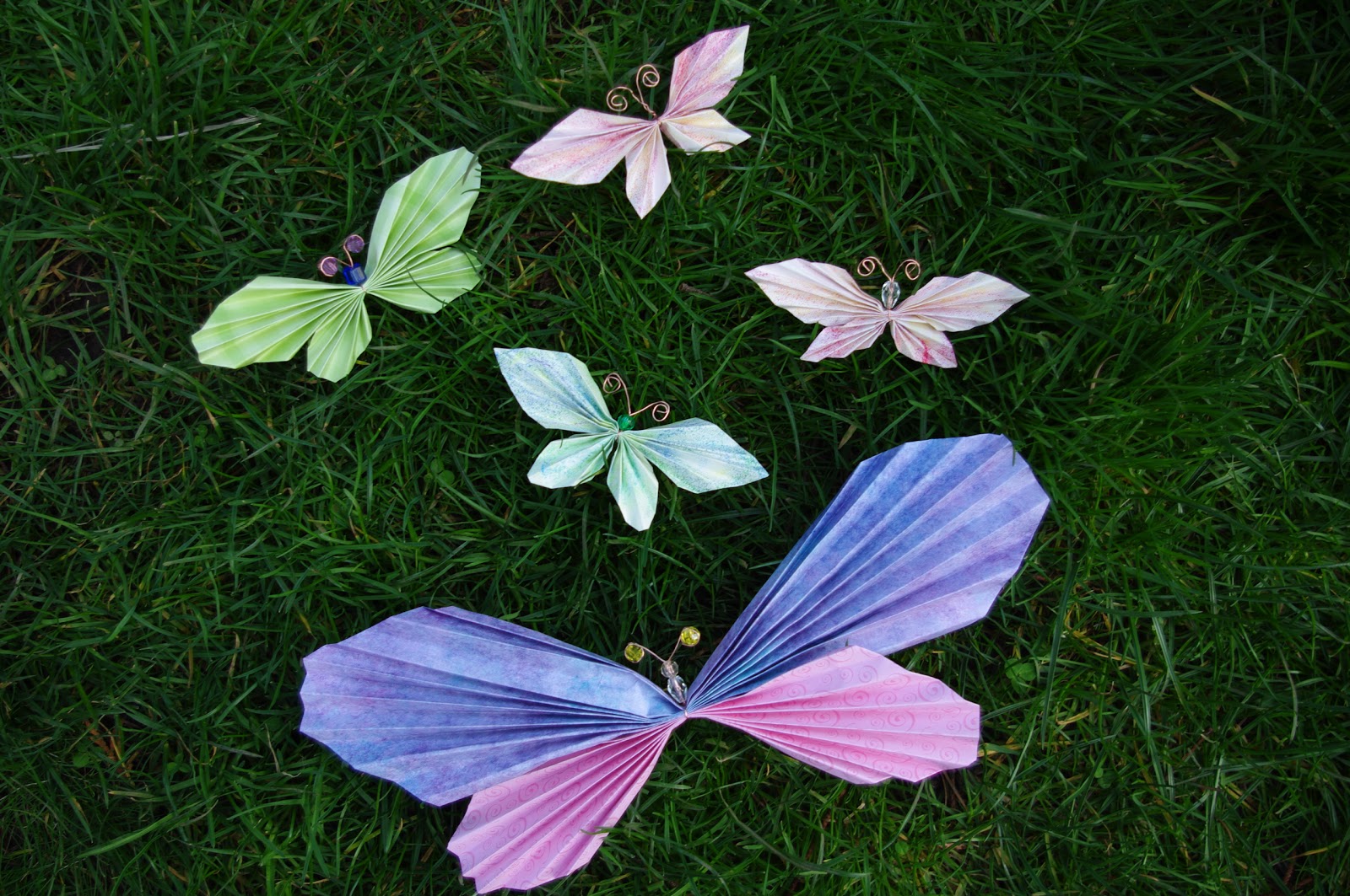 passengers on a little spaceship: paper butterflies for spring