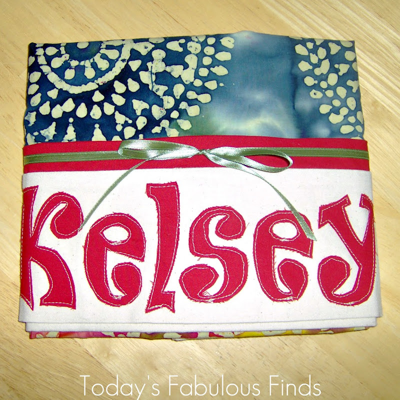 Today's Fabulous Finds Personalized Pillowcase