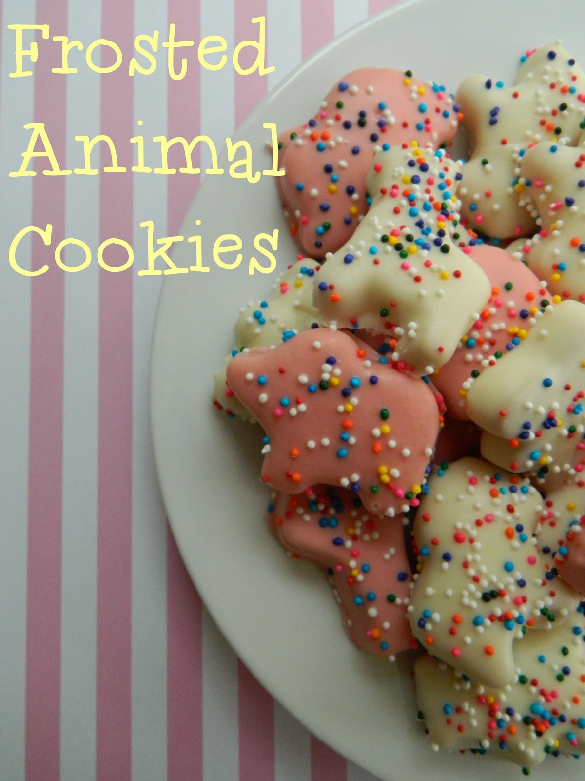 Frosted Animal Cookies