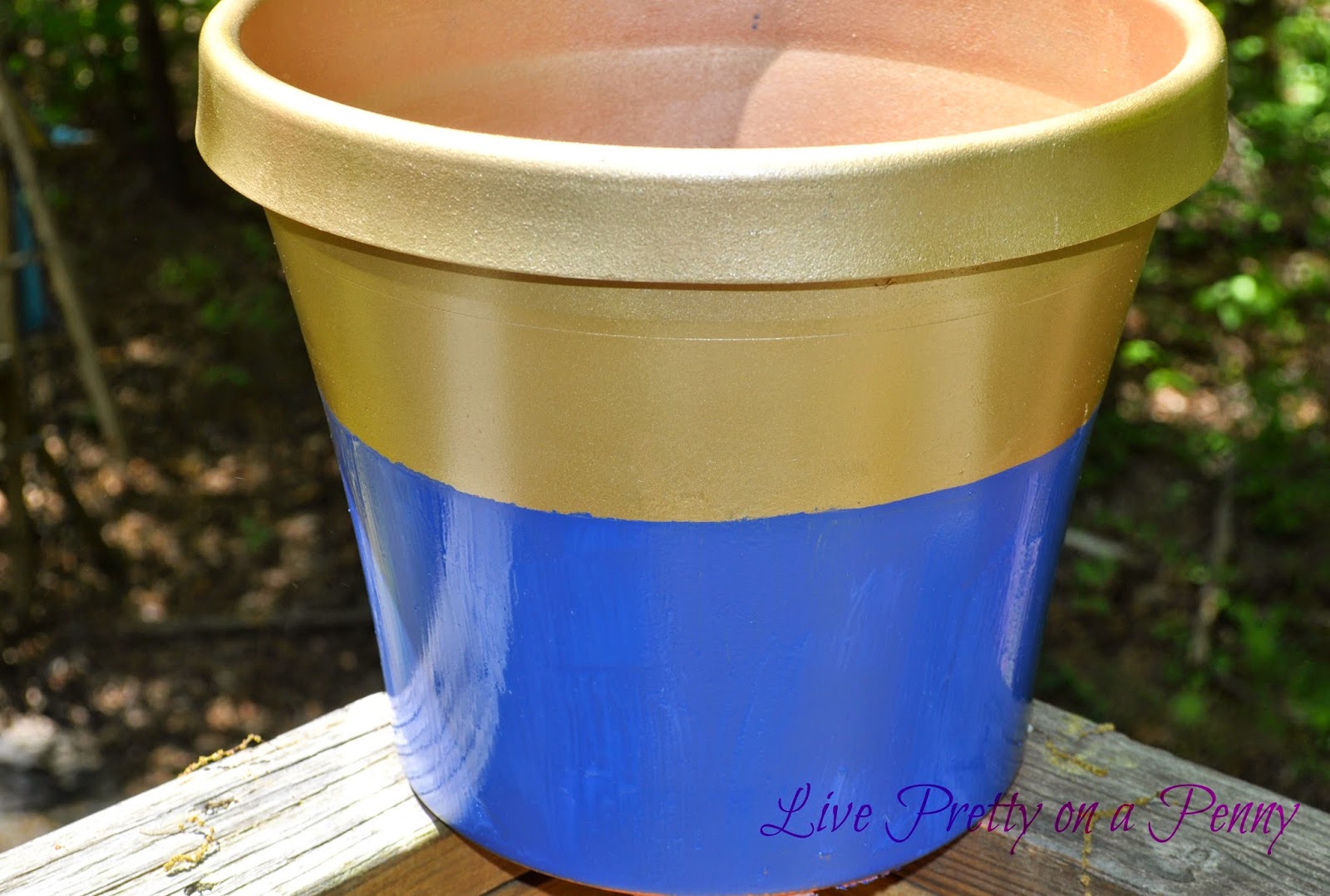 Spring Refresh Painted Plastic Flower Pots Live Pretty on a Penny