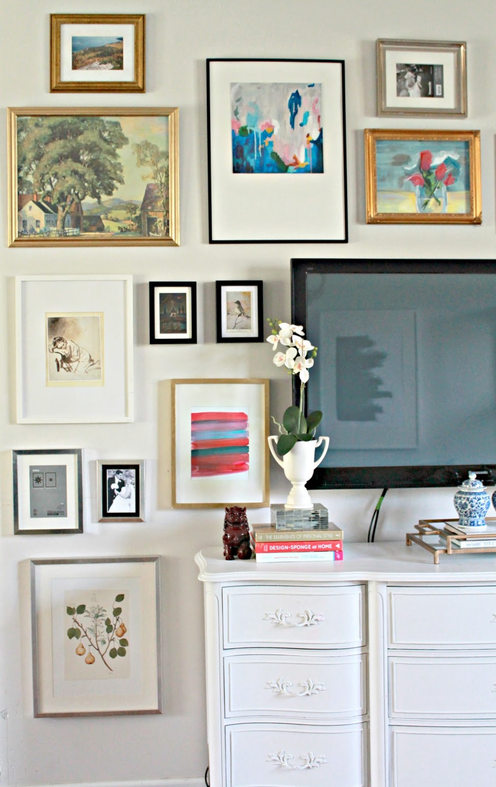DIY TV Gallery Wall Shannon Claire