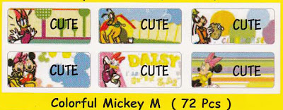 Label Nama Mickey Mouse M2