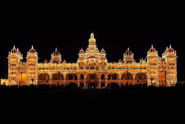 Mysore Palace Mysore Palace illumination in Dasara festival