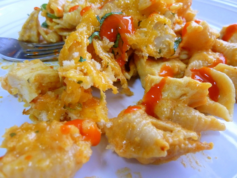 Cookin Cowgirl Buffalo Chicken Pasta Bake