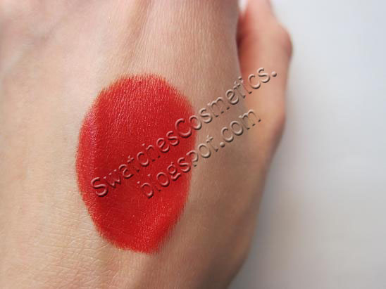  Swatches Cosmetics Свотчи Косметики Губная помада для губ Lipstick Helena Rubinstein №102 Subjugate