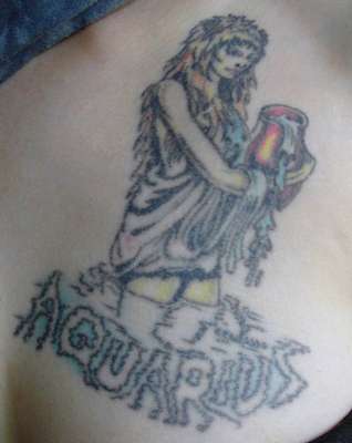 Aquarius Style Body-Art Tattooed