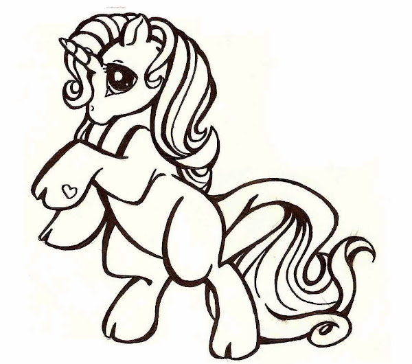 Coloring My Little Pony Drawings