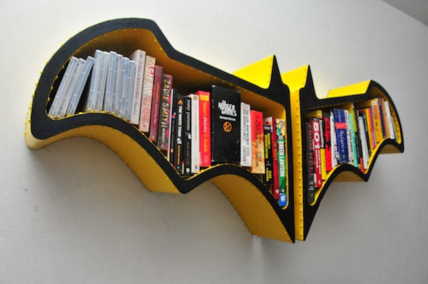 Batman Wall Book Shelf Design Batman Wall Book Shelf Design