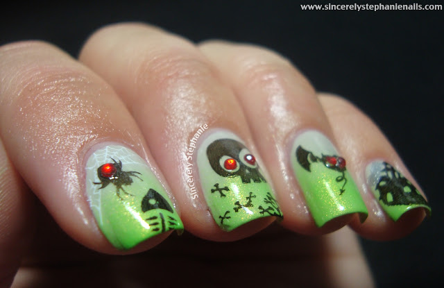 bundle monster fright night halloween nails