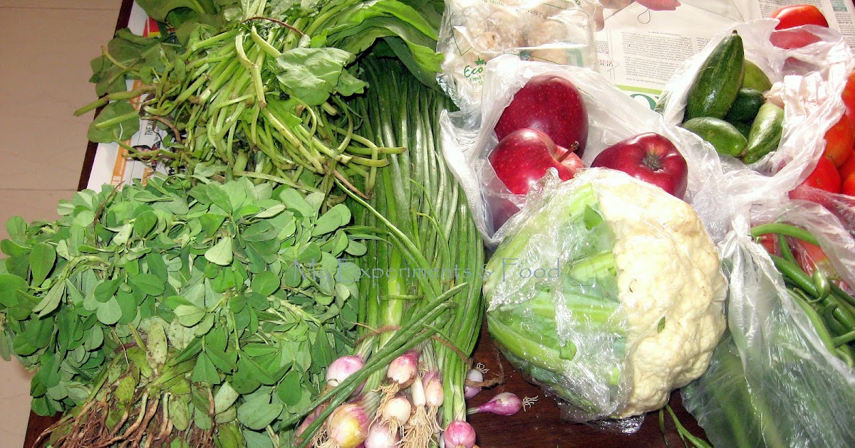 My Experiments & Food Buying Fresh Vegetables Online (in Pune, India