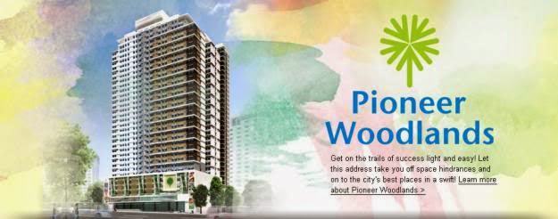 PIONEER WOODLANDS CONDOMINIUM in EDSA BONI PIONEER WOODLANDS MANDALUYONG