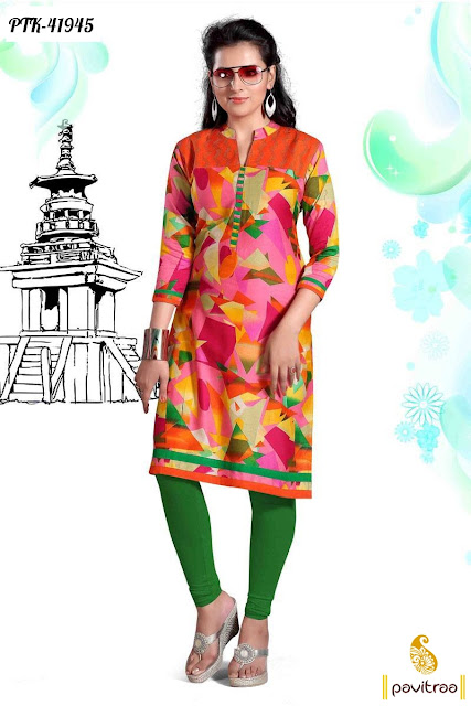 Multicolor Casual Kurtis at Lowest Price