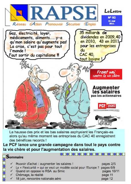 La lettre du RAPSE n°92 dans Chomage P1-457