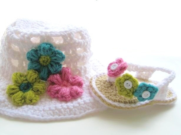 Free Pattern Crochet Baby Flip Flops