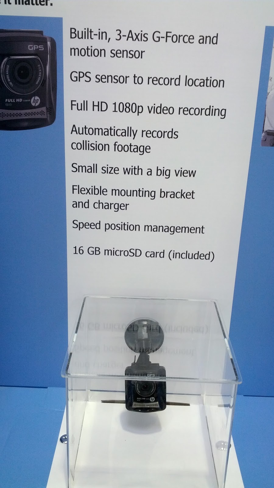 HP F310 Car Dash Camcorder Costco Weekender