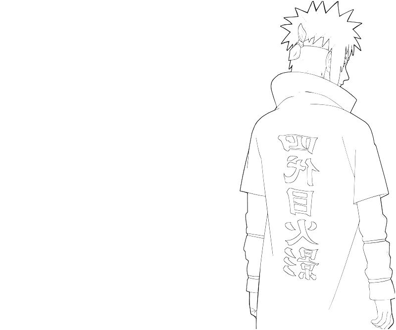Printable Yondaime Backperview Coloring Pages printable-yondaime-backperview-coloring-pages