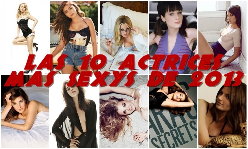 Las 10 actrices más sexys de 2013