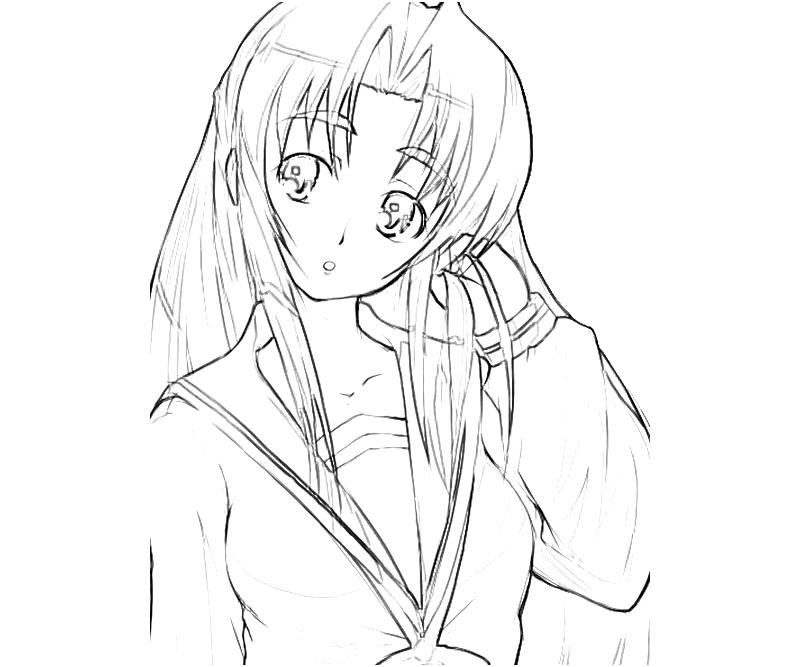 Printable Ryouko Asakura Cute Coloring Pages printable-ryouko-asakura-cute-coloring-pages