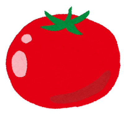 トマトのイラスト（野菜）