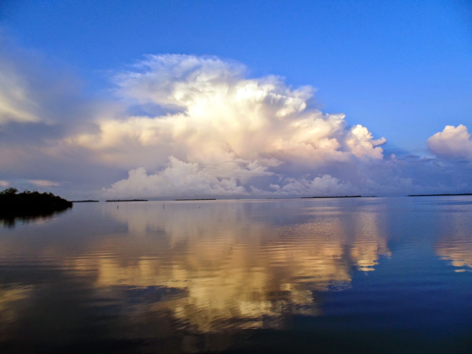 Pine Island, Florida Clouds over Pine Island Sound, in Pineland, Florida