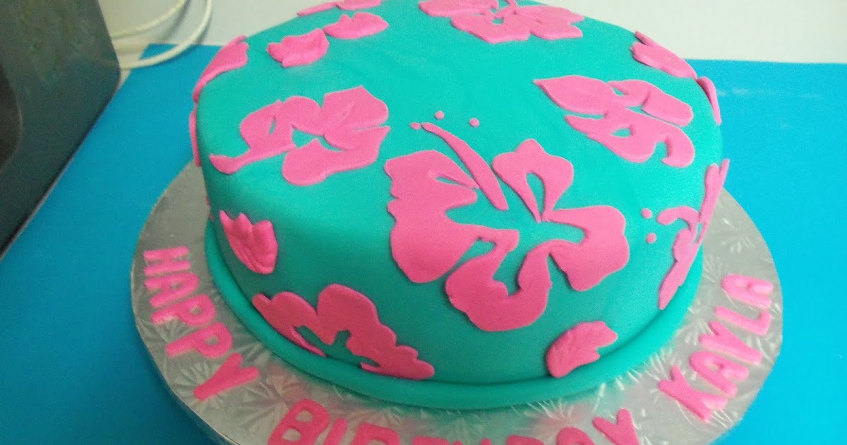 SugarBakers Cake Design: Tropical Delight Birthday Cake
