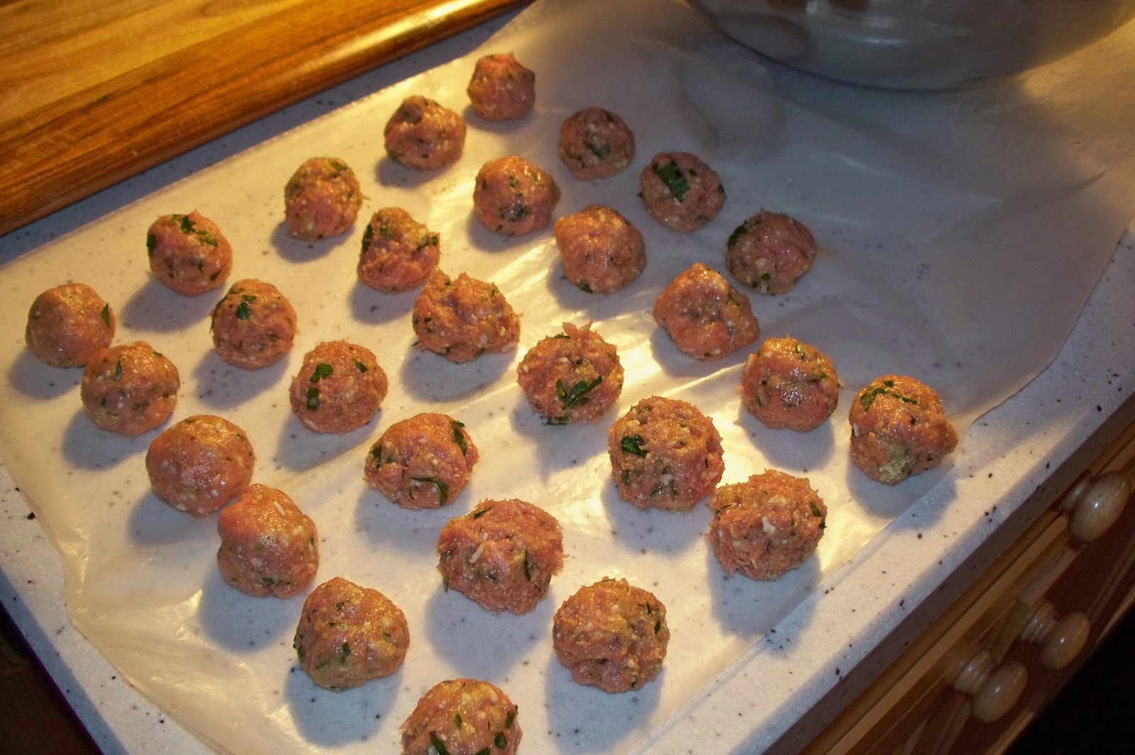 THE FOOD OF LOVE Turkey Meatball and Escarole Soup