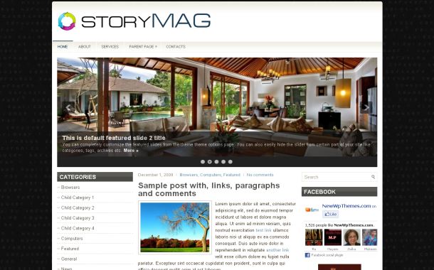 Matrix Black Jquery Free WordPress Theme Template Matrix Black Jquery Free WordPress Theme Template