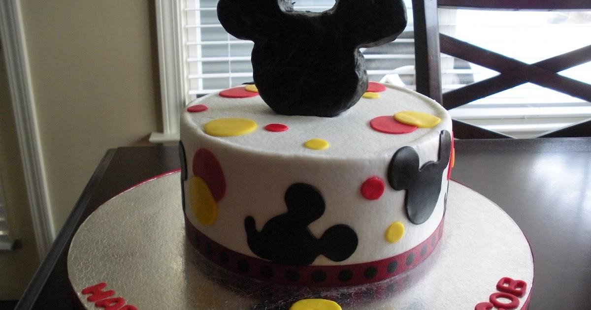 following His lead: Mickey Mouse Cake