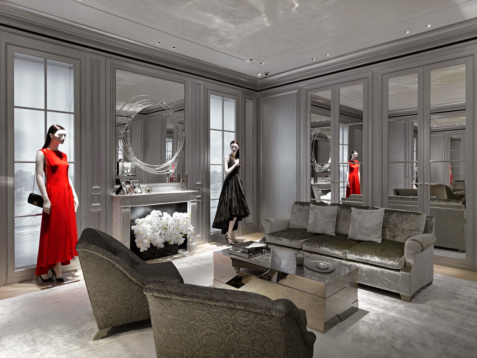 Christian DIOR Boutique: Beverly Hills - Stellar Interior Design