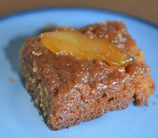 Polkadot Orchid Embroidery Pomegranate Molasses Apple Pear Cake