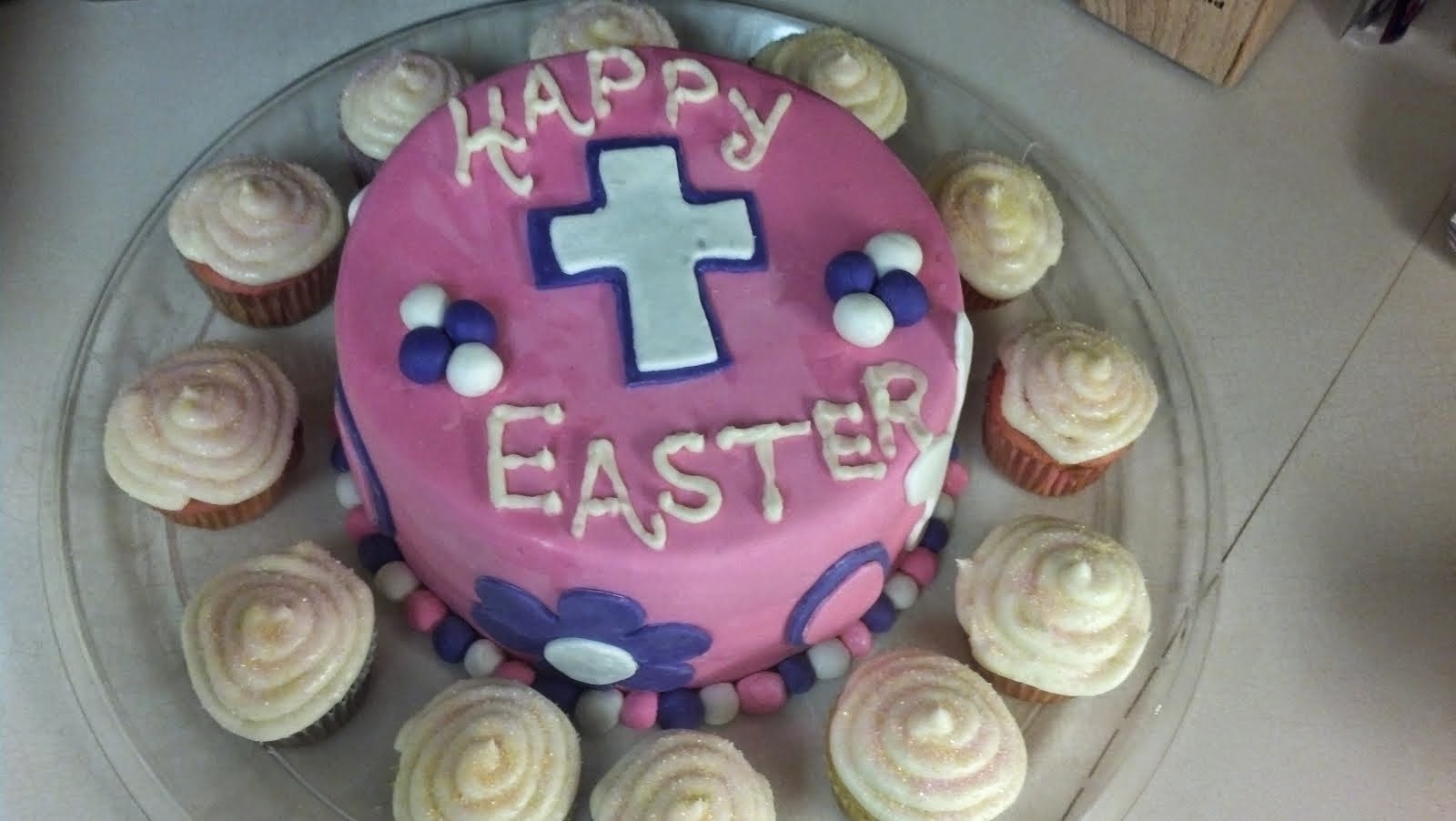 Easter Checkered Cake!