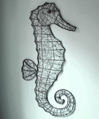 wire sea horse