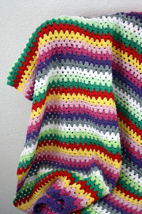 Granny stripe blanket granny stripe blanket