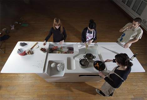 Decoración de interiores: Mini cocina multiusos